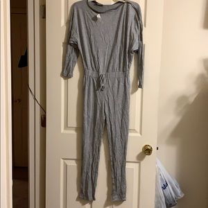 Heather gray jumpsuit